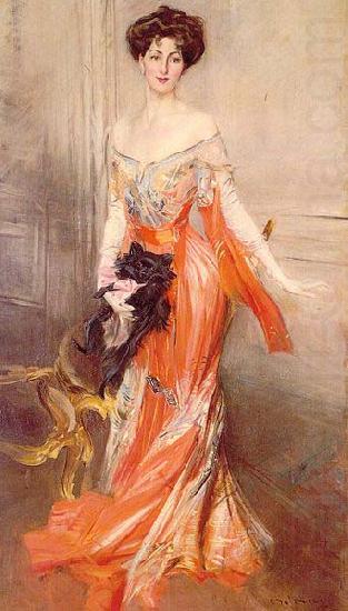 Portrait of Elizabeth Wharton Drexel., Giovanni Boldini